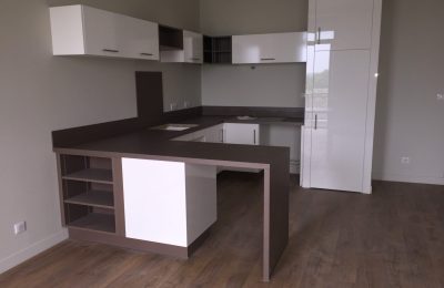 Cuisine sur mesure contemporaine réalisée à Mâcon par Menuiserie Mâconnaise