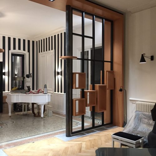 Séparation de pièces moderne et élégante